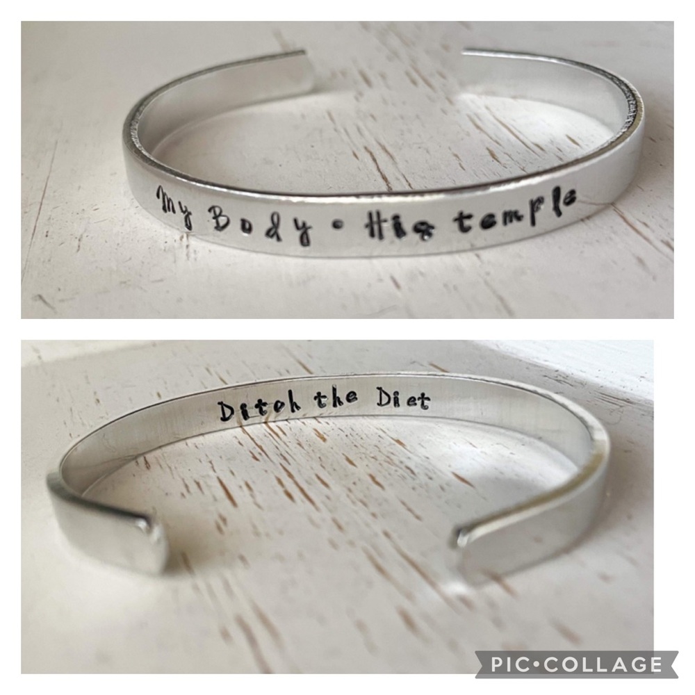 Engraved Cuff: My Body, His Temple